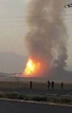 Doğalgaz boru hattına alçak saldırı