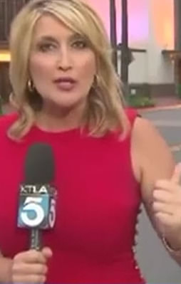 Canlı yayında neye uğradığını şaşırdı