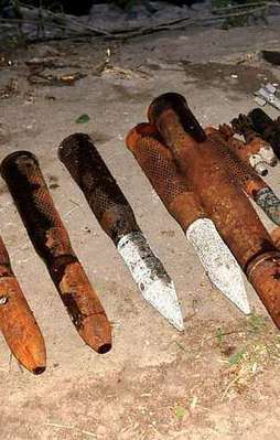 Kızılırmak'ta mühimmat bulundu!