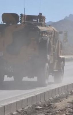 İki askeri araca mayınlı saldırı