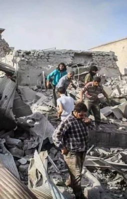 Suriye sınırına uçak düştü