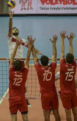 A Milli Erkek Voleybol Takımı Belarus'a karşı