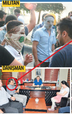 Sokakta terörist belediyede danışman