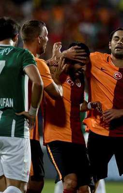 Galatasaray - Bursaspor maçından kareler