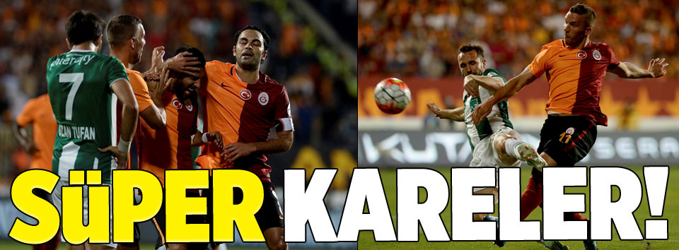 Galatasaray - Bursaspor maçından kareler