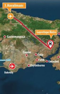 3. Havalimanı metrosu için düğmeye basıldı