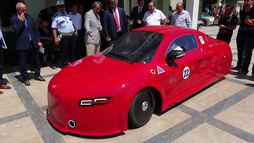 Elektrikli araç ''Pehlivan'' Edirne yollarında