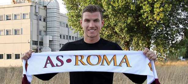 Edin Dzeko, Roma ile imzaladı