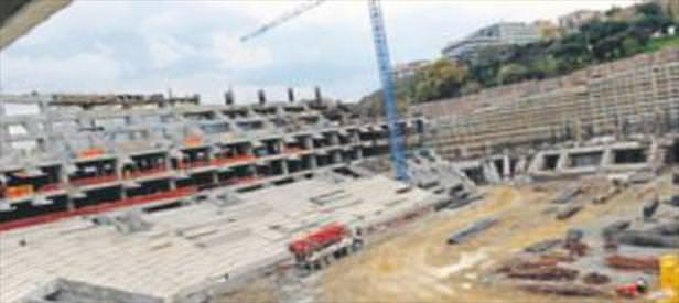 Arena’da çalışmalar durdu