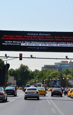Ankara Bulvarı trafiğe açıldı