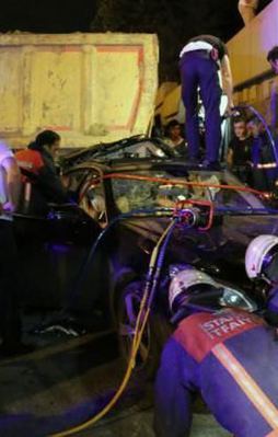 İstanbul'da feci kaza