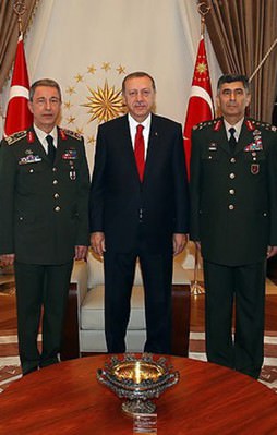 Erdoğan yeni komutanları kabul etti