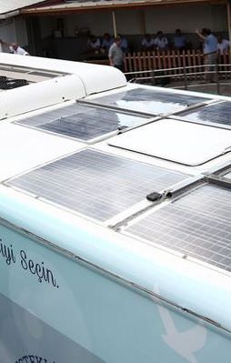 İETT'den güneş enerjisi kullanan otobüs