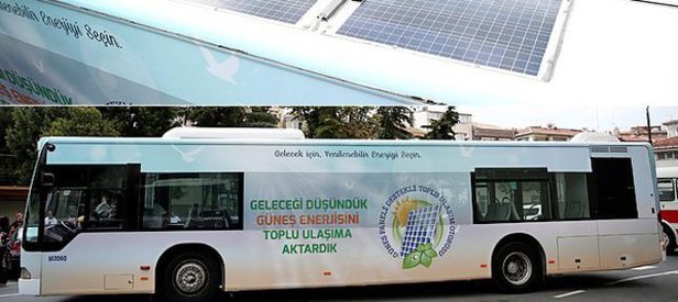 İETT’den güneş enerjisi kullanan otobüs