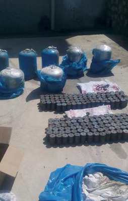 Mezarlığı cephaneliğe çevirmişler