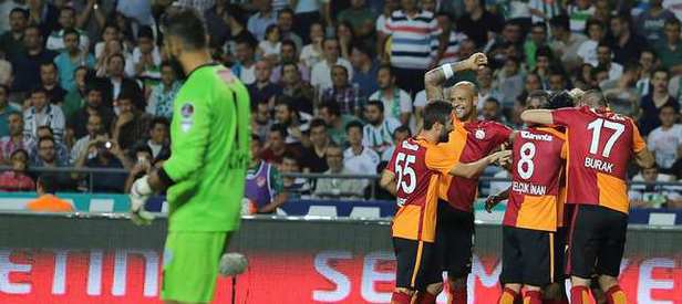 Galatasaray’ın hasreti Konya’da son buldu!
