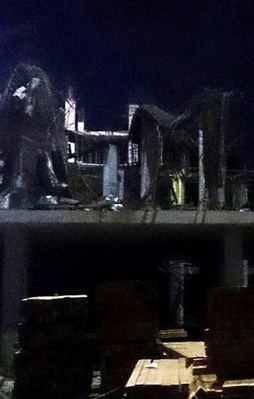 Antalya'da otel inşaatında çökme