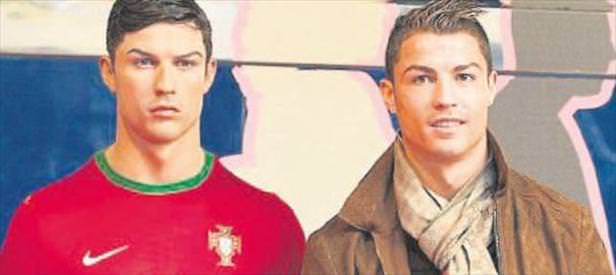 Bal gibi Ronaldo büstü