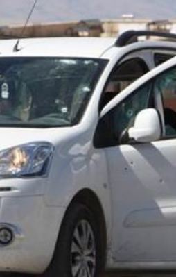 Uzman çavuşun aracına saldırı