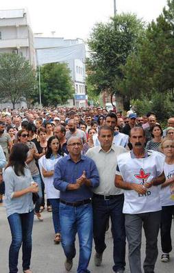 Tunceli'de o hainler için yürüyüş