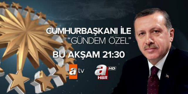 Cumhurbaşkanı Erdoğan atv-a haber ortak yayınında-1