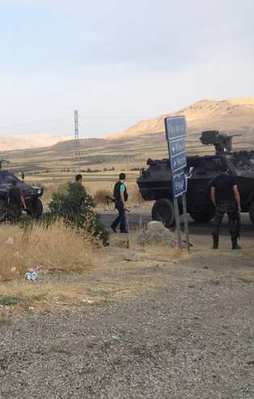 Batman'da askeri araçlara alçak saldırı