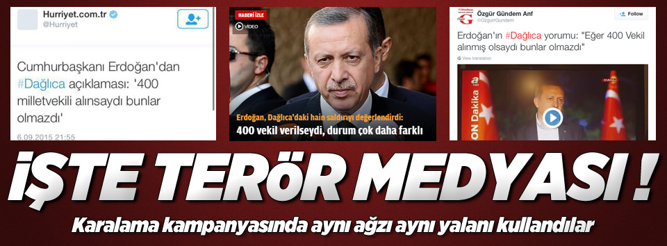 İşte terör medyasının ortak kampanyası