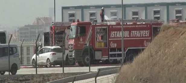 İstanbul’daki belediye garajında yangın