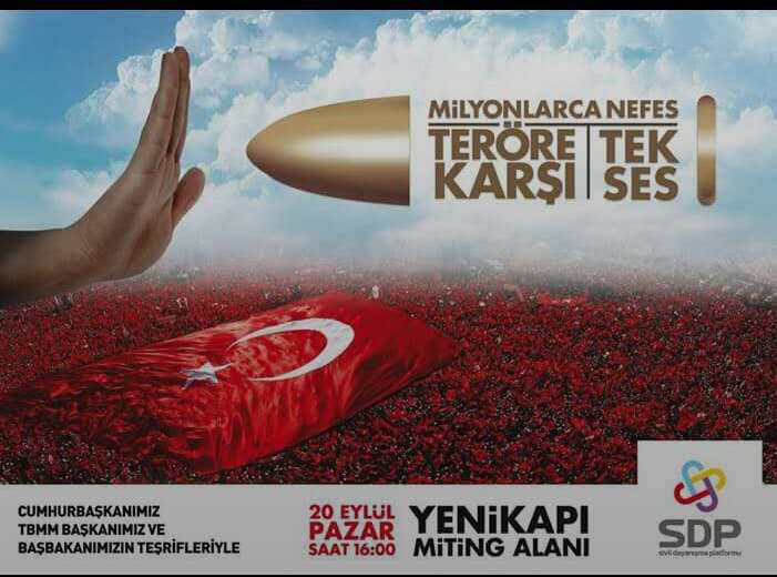 Yenikapı'da teröre karşı tek ses mitingi-1