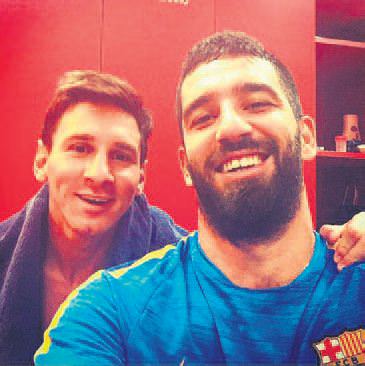 En iyi baba ile selfie