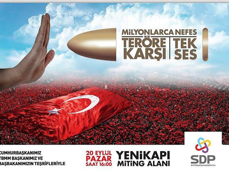 Yenikapı'da dev miting