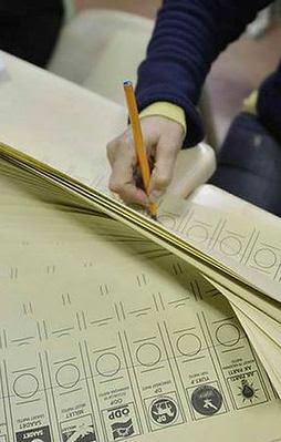 Oy pusulasındaki yerler değişti