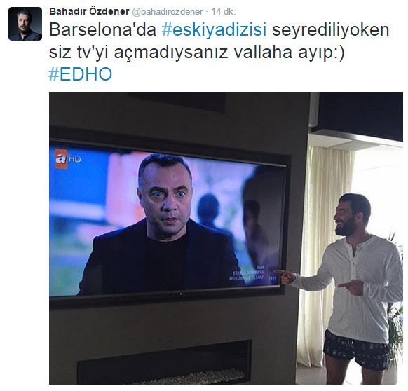 Arda Turan'ın dizi keyfi-2