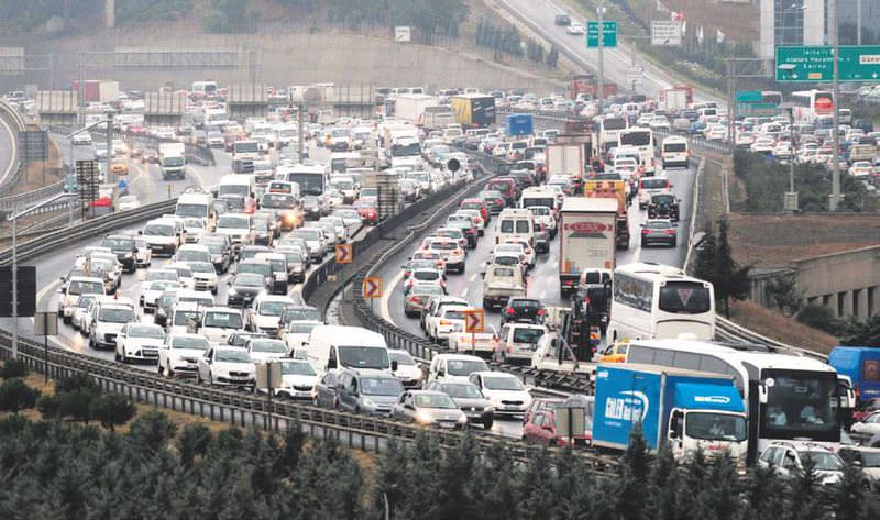 Trafik çıldırttı