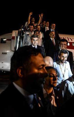 16 Türk işçiyi taşıyan uçak Ankara’ya geldi