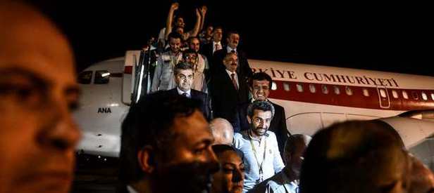 16 Türk işçiyi taşıyan uçak Ankara’ya geldi