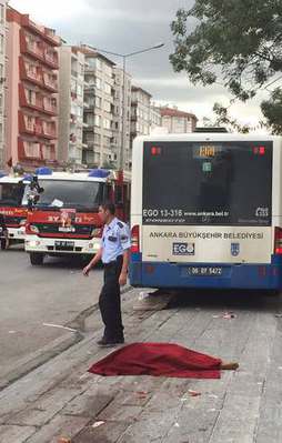Ankara'da otobüs kazası