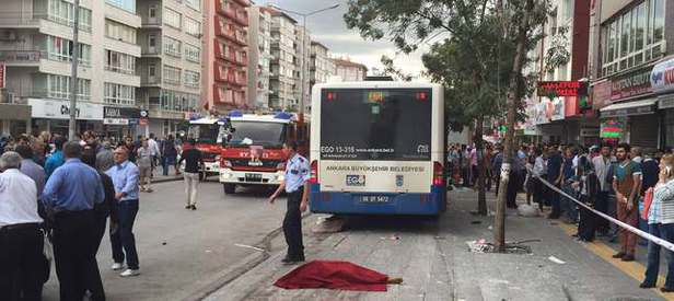 Ankara’da otobüs kazası