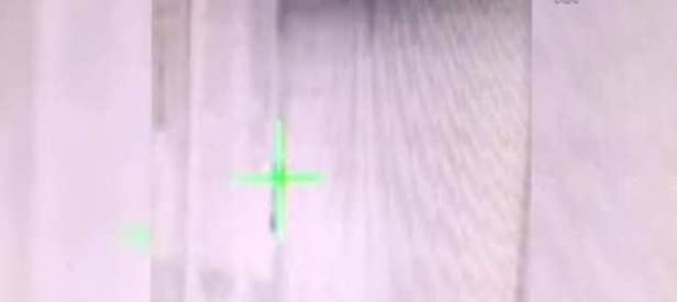 Teröristin vurulma anı kamerada