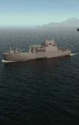 Milli gemi Bayraktar denize indirildi