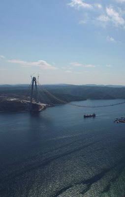 Üçüncü köprünün ulaşım yolu trafiğe açıldı
