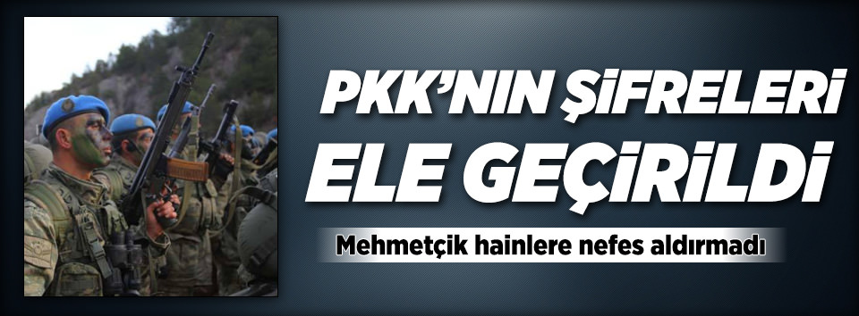 PKK'nın şifreleri ele geçirildi
