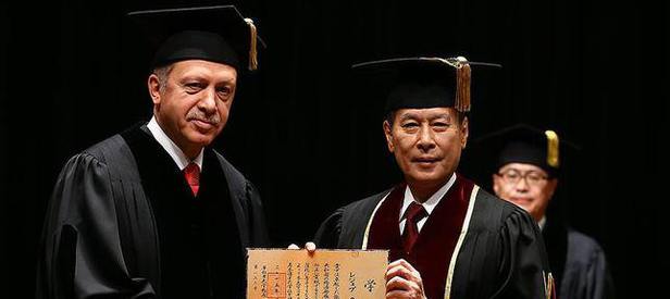 Erdoğan’a Fahri Doktora unvanı verildi