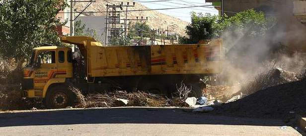 HDP’nin bomba yüklü kamyonu imha edildi