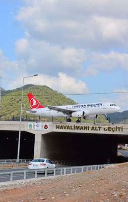 Alanya Gazipaşa Havalimanı'nın pist uzatması bitti