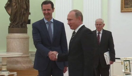 Esed Putin'le Moskova'da görüştü