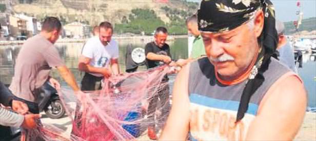 Balık ağına 90 bin lira takıldı