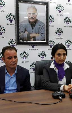 Öcalan'ın posteri altında küstah açıklama