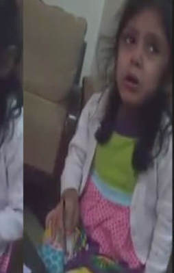 Sevimli kızın güldüren dramı