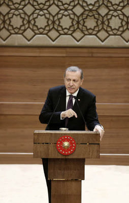Erdoğan muhtarlar buluşmasında